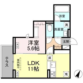 エスペリア新百合ヶ丘【1階】の間取り