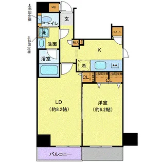 ディアレイシャス高井戸【7階】の間取り