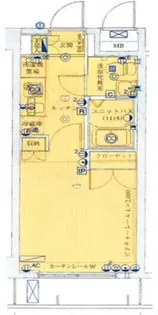 ヴェルステージ武蔵小杉【5階】の間取り