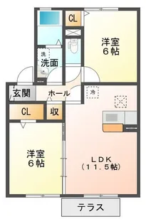春夏秋冬 夏【1階】の間取り