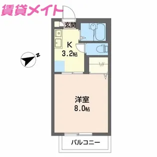 ステージア日永 E【1階】の間取り