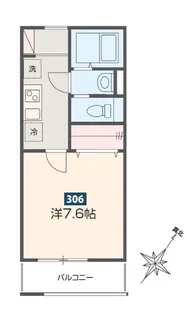 MELDIA春日部【3階】の間取り