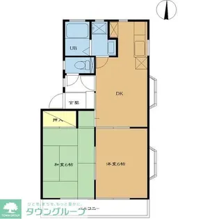αNEXT前橋第2C【2階】の間取り