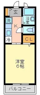 クレセント経堂【2階】の間取り