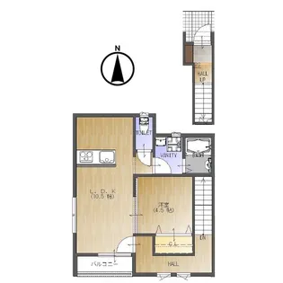 リムルダール下河原【2階】の間取り