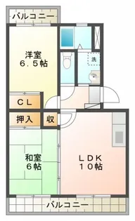 フローラII【2階】の間取り