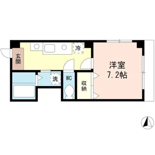 パルティール【1階】の間取り