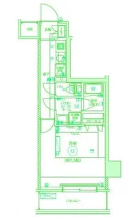 LEXE AZEST横濱関内【2階】の間取り