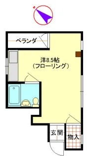 久が原ビル【2階】の間取り