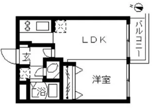 ウインベルデュエット川口【3階】の間取り