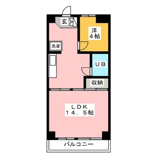 ル・グラン川越【2階】の間取り