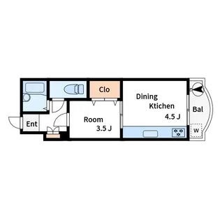 コーポTY【2階】の間取り