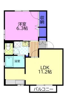 グランツ【2階】の間取り