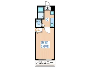 平和マンション上杉【2階】の間取り