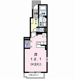 グレイス・パーク【1階】の間取り
