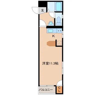 ステーションハイム【5階】の間取り