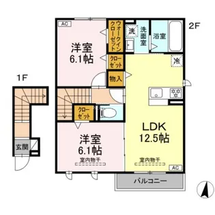ラフィーネ【2階】の間取り
