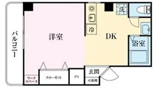 JLBグランエクリュ住吉II【4階】の間取り