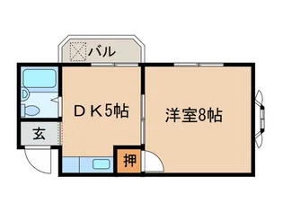 コ-ポ田園【2階】の間取り