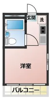 ベルハウス栗原【2階】の間取り
