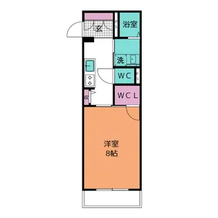 サニーランドII【3階】の間取り
