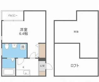 happiness hills【2階】の間取り