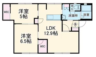 エミネンス木藤【2階】の間取り