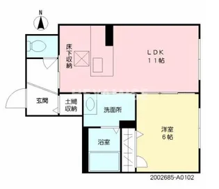 ソルジェンテ・グランデ【1階】の間取り