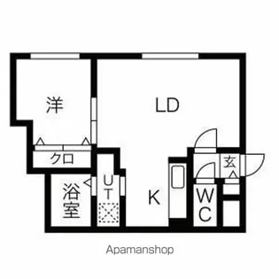 PATHOS MARUYAMA【1階】の間取り