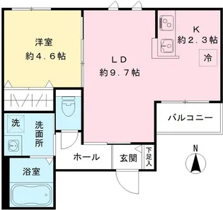 Sakura Terrace【2階】の間取り