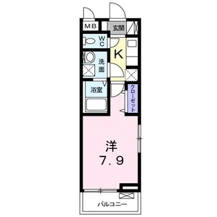 ネオライヴズ 岸部【3階】の間取り