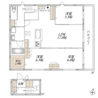 プルミエール蘇我の間取り