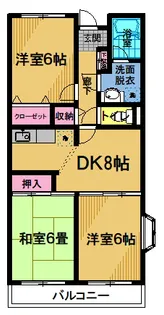 サンハーモナイズ【2階】の間取り