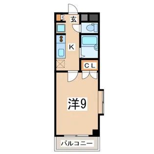 アベニュー神水【5階】の間取り