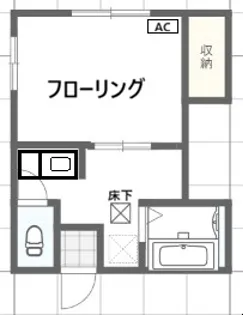 パルコート【1階】の間取り