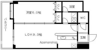 ルピエ舞鶴【11階】の間取り