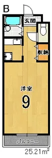 アザレア館【3階】の間取り