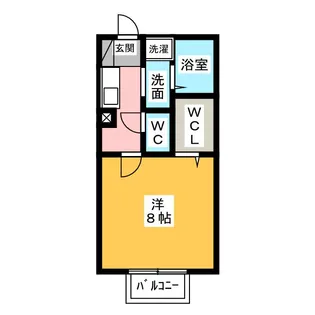 プチメゾン塩釜【1階】の間取り