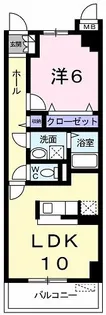 レジデンス神戸【4階】の間取り