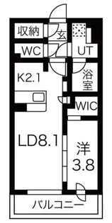 テラス上石神井ウエスト【2階】の間取り