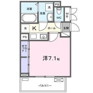 ヒカルサ東川口サウス【3階】の間取り