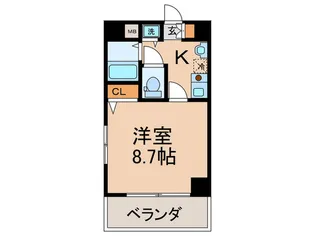グローリーステージ博多【7階】の間取り