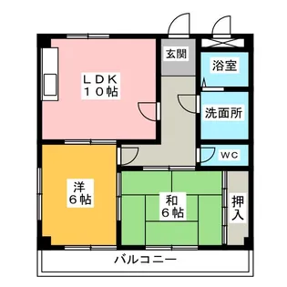 メゾン・ド・フォーレ神山B棟【3階】の間取り