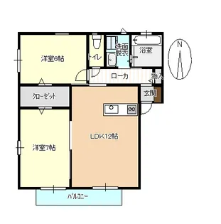 BELL SL C棟【2階】の間取り
