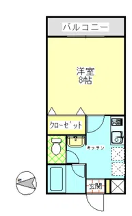 エスポワール加賀【3階】の間取り