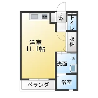 MUSHU.III【2階】の間取り