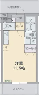 エル・フィネス三島【4階】の間取り