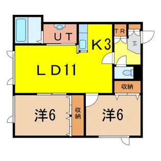 WINDAM B【1階】の間取り