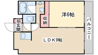 新大阪末広第一ハイツ【6階】の間取り