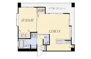 米澤BLDII【4階】の間取り